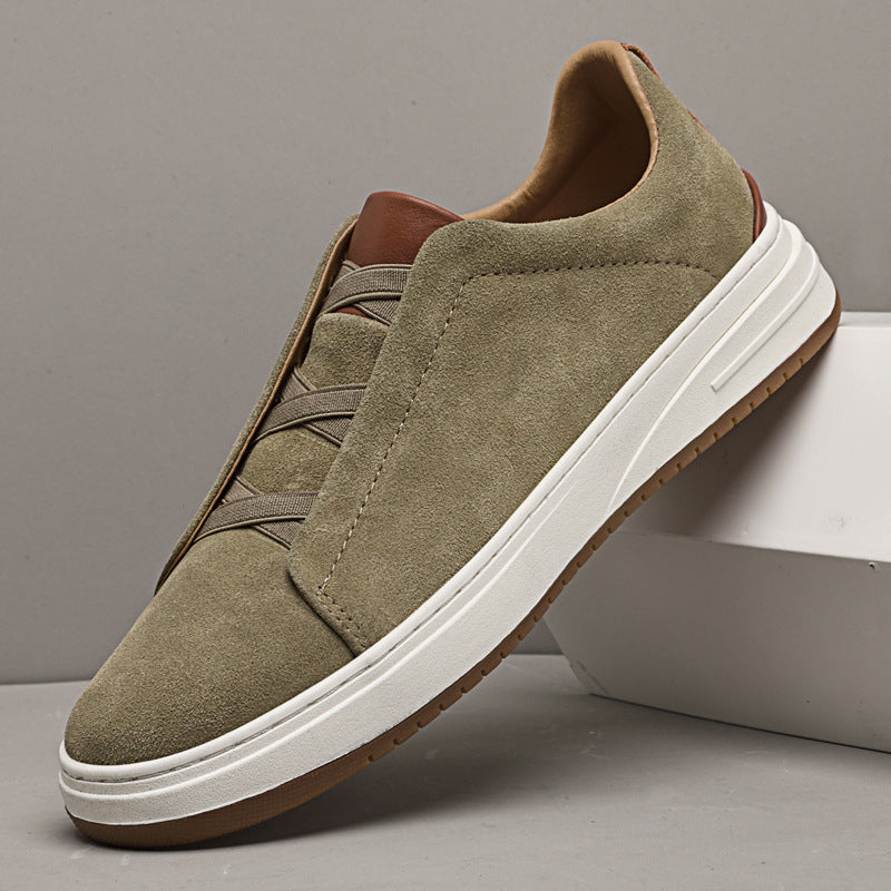 GÉRARD | CHAUSSURES SANS LACETS EN DAIM POUR HOMME