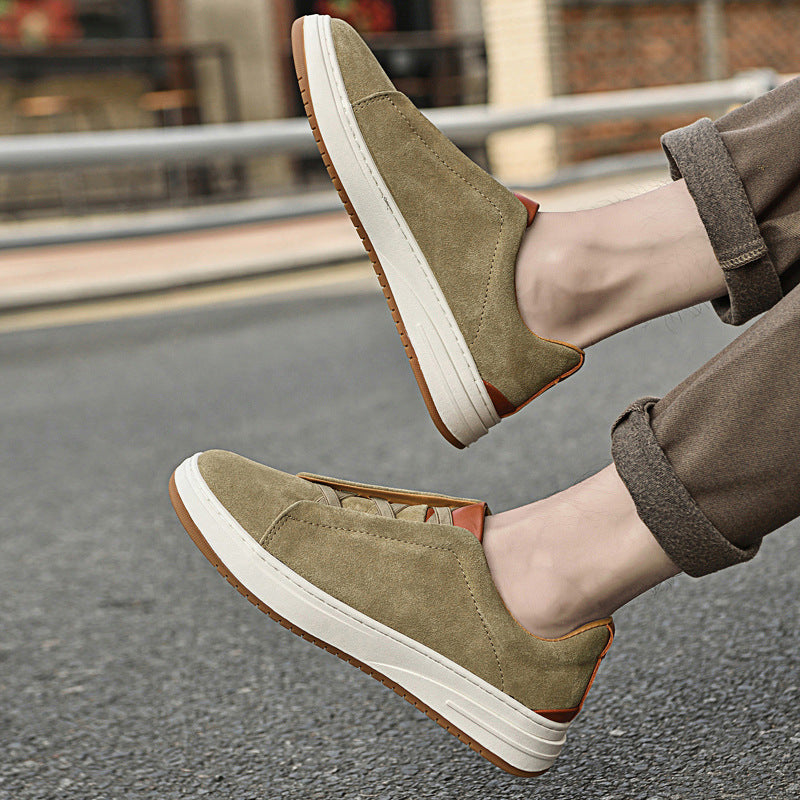 GÉRARD | CHAUSSURES SANS LACETS EN DAIM POUR HOMME