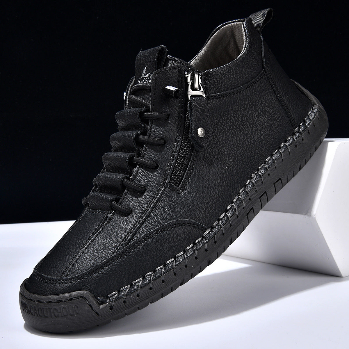 CHRISTOPHE | CHAUSSURES EN NABUK AVEC ZIP POUR HOMME