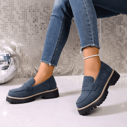 CAPUCINE | MOCASSINS À PLATEFORME STYLE COLLEGE
