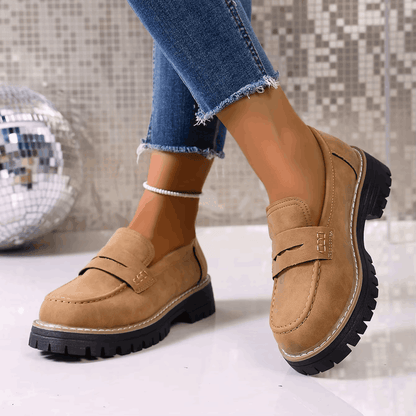 CAPUCINE | MOCASSINS À PLATEFORME STYLE COLLEGE