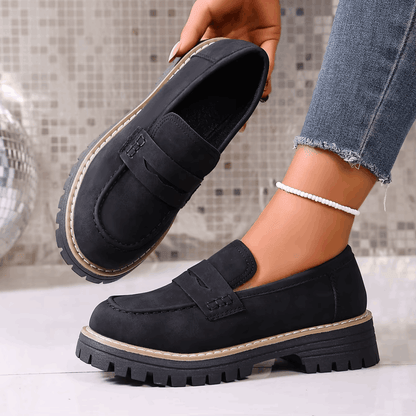 CAPUCINE | MOCASSINS À PLATEFORME STYLE COLLEGE