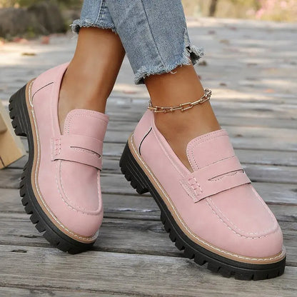 CAPUCINE | MOCASSINS À PLATEFORME STYLE COLLEGE