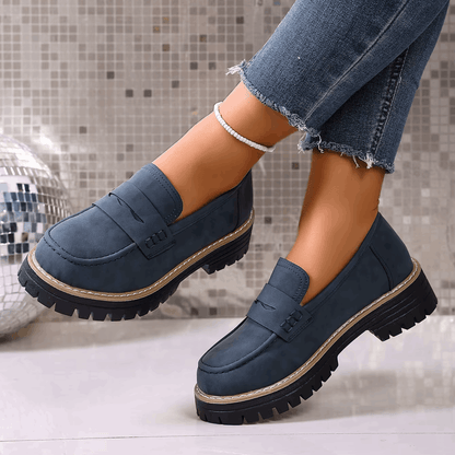CAPUCINE | MOCASSINS À PLATEFORME STYLE COLLEGE