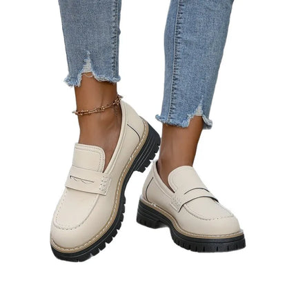 CAPUCINE | MOCASSINS À PLATEFORME STYLE COLLEGE