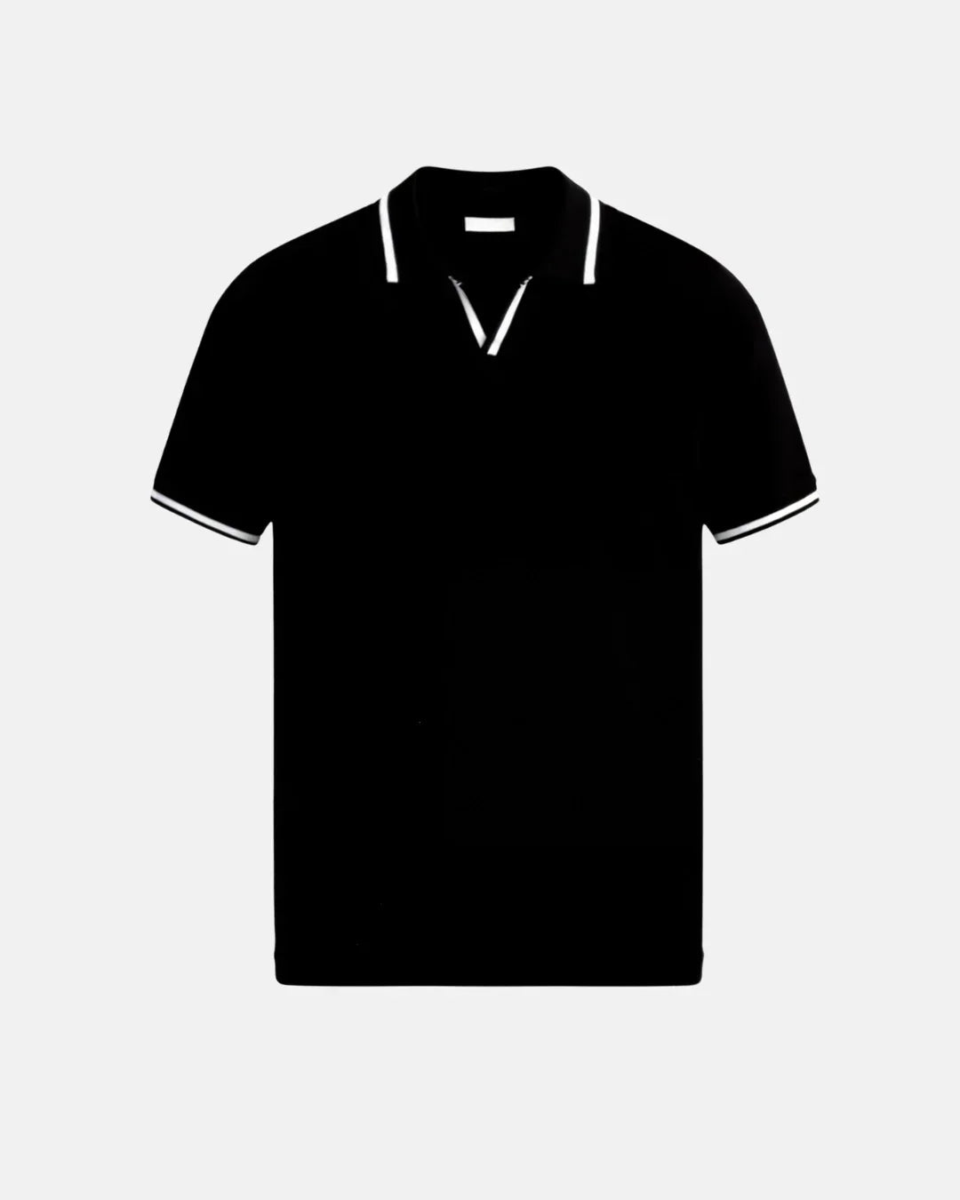 DENIS | POLO SUR MESURE EN PIQUÉ AVEC DÉTAILS CONTRASTANTS