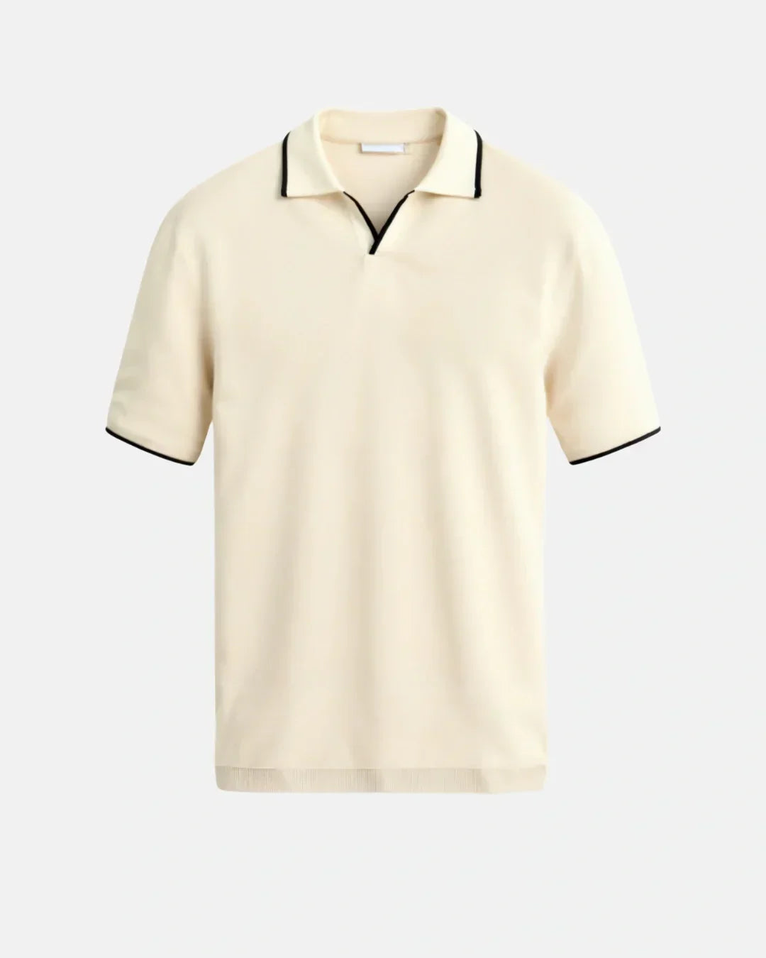 DENIS | POLO SUR MESURE EN PIQUÉ AVEC DÉTAILS CONTRASTANTS
