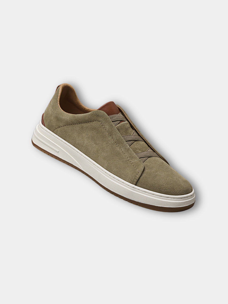 GÉRARD | CHAUSSURES SANS LACETS EN DAIM POUR HOMME