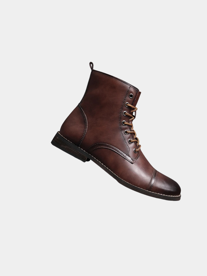 LUC | BOTTES DE VILLE BRUNIES POUR HOMME