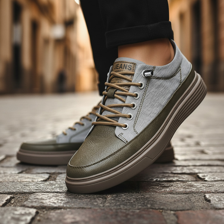SÉBASTIEN | BASKETS EN CUIR POUR HOMME
