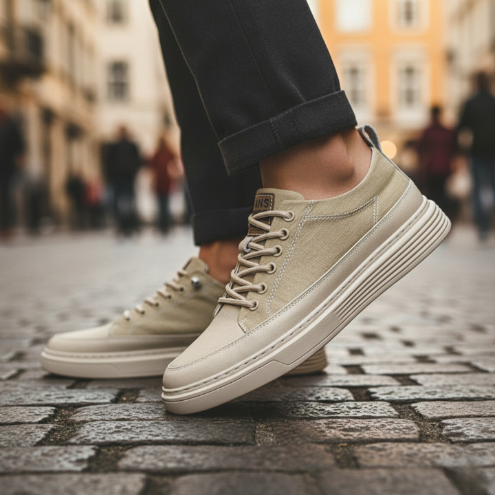 SÉBASTIEN | BASKETS EN CUIR POUR HOMME