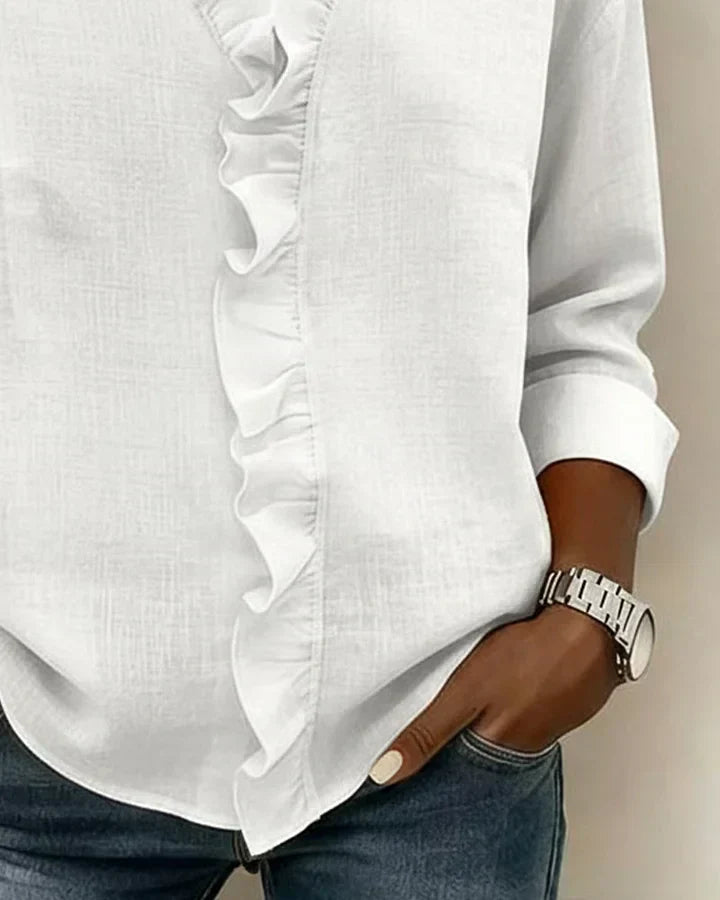 BERNADETTE | BLOUSE À VOLANTS