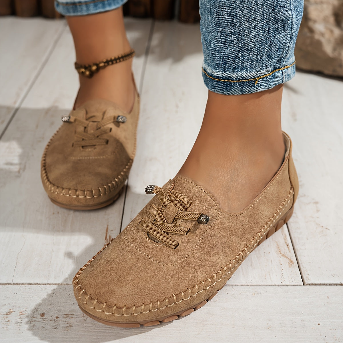 Chloé | Mocassins souples à soutien intégral pour pieds sensibles