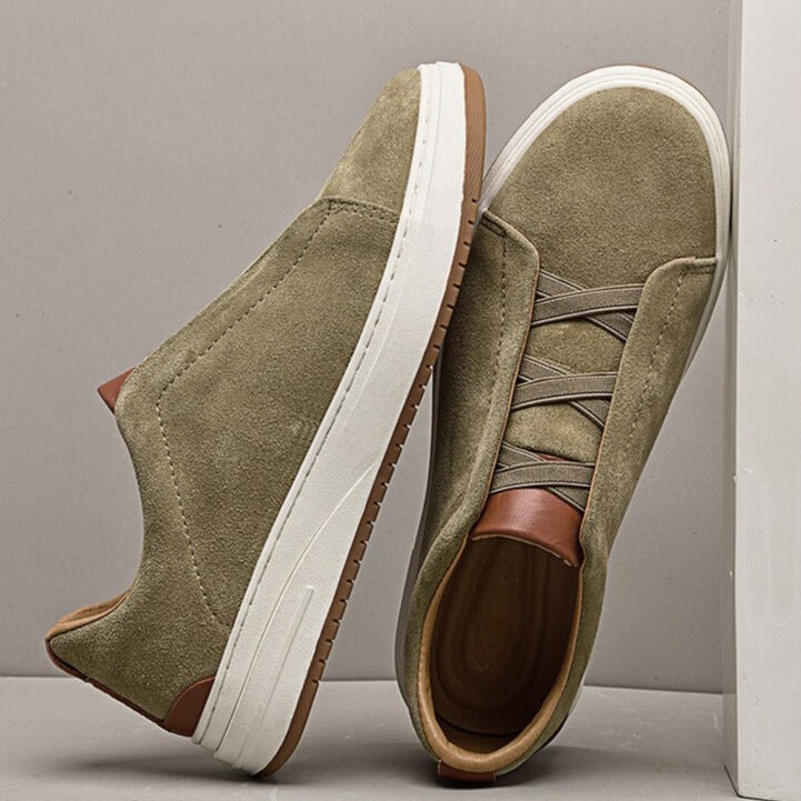 ROMAIN | CHAUSSURES SLIP-ON EN DAIM POUR HOMME