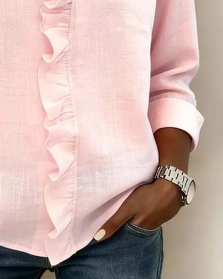 BERNADETTE | BLOUSE À VOLANTS