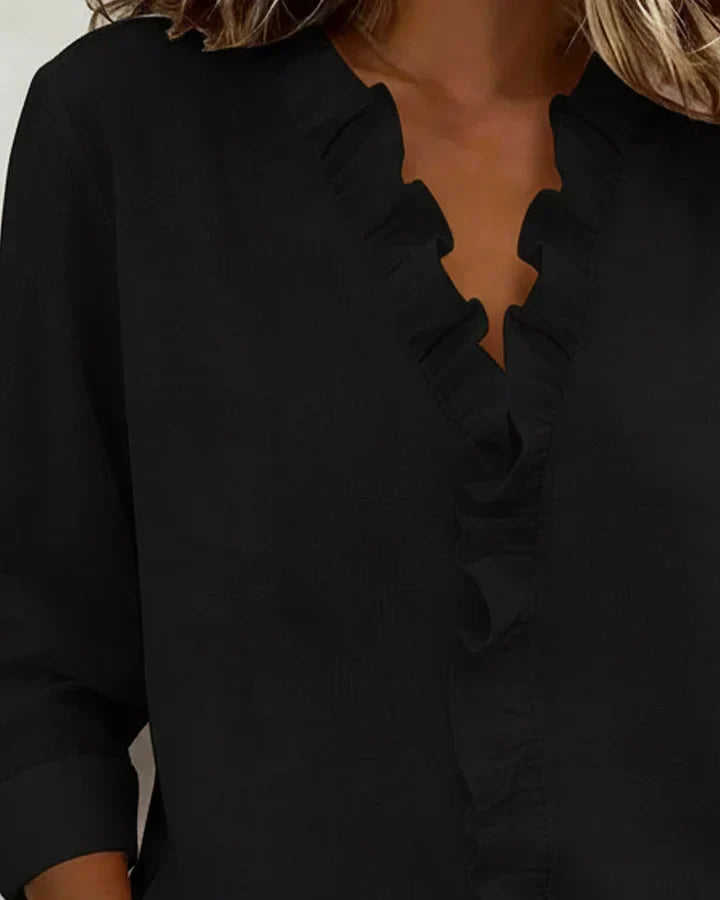 BERNADETTE | BLOUSE À VOLANTS