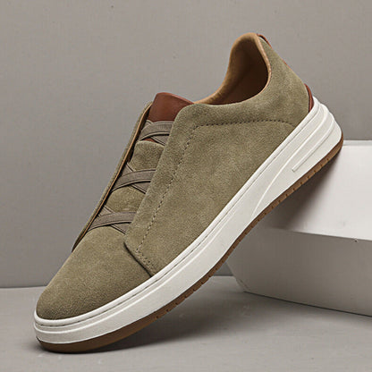 ROMAIN | CHAUSSURES SLIP-ON EN DAIM POUR HOMME