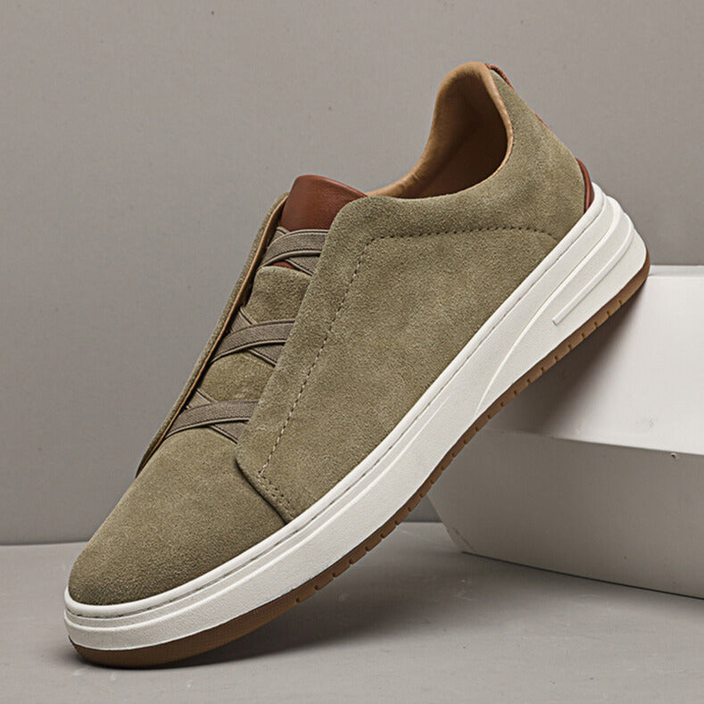 GÉRARD | CHAUSSURES SANS LACETS EN DAIM POUR HOMME