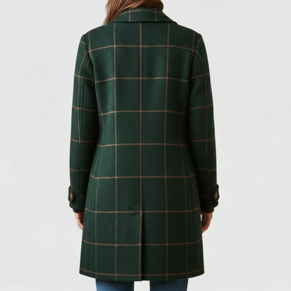 LILOU | MANTEAU À CARREAUX CLASSIQUE