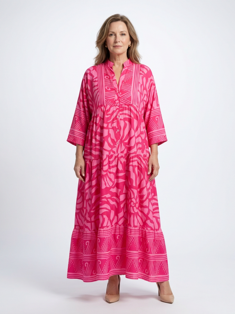 MONIQUE | ROBE MIDI À BOUTONS MARIELLE