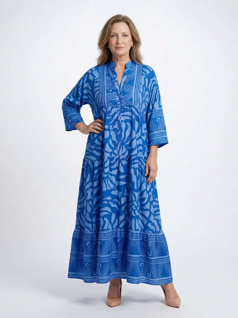 MONIQUE | ROBE MIDI À BOUTONS MARIELLE