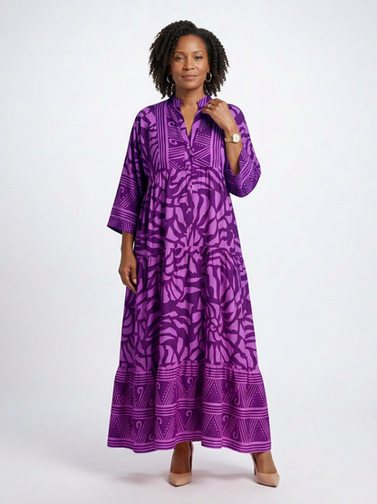 MONIQUE | ROBE MIDI À BOUTONS MARIELLE