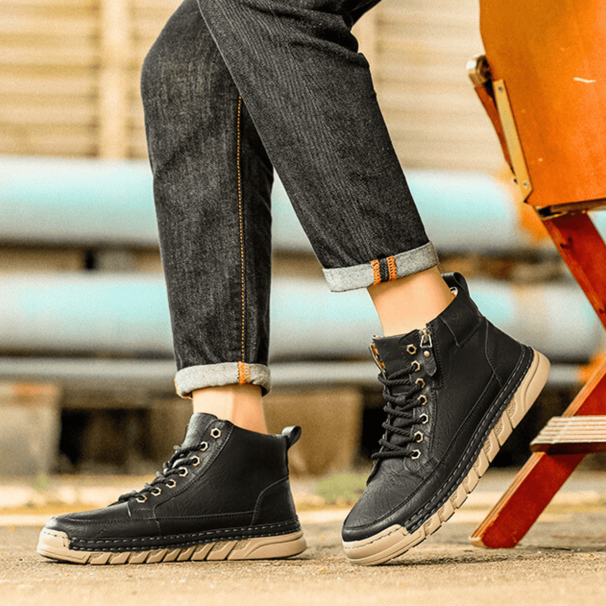 GUILLAUME | BOTTES EN CUIR POUR HOMME