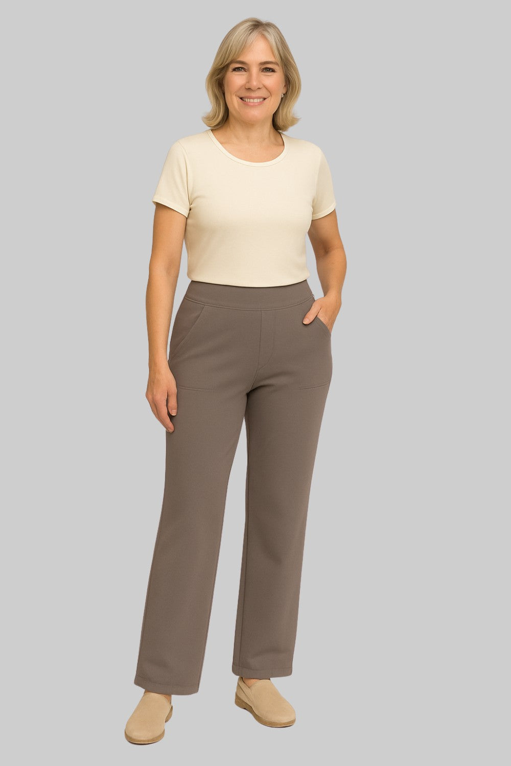 LOUISE | PANTALON EXTENSIBLE ET CONFORTABLE