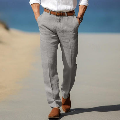 BENJAMIN | PANTALON HOMME LUXE EN LIN PREMIUM